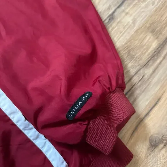 90s Nike Team Alabama Crimson Tide Clima Fit Windbreaker Pullover Jacket